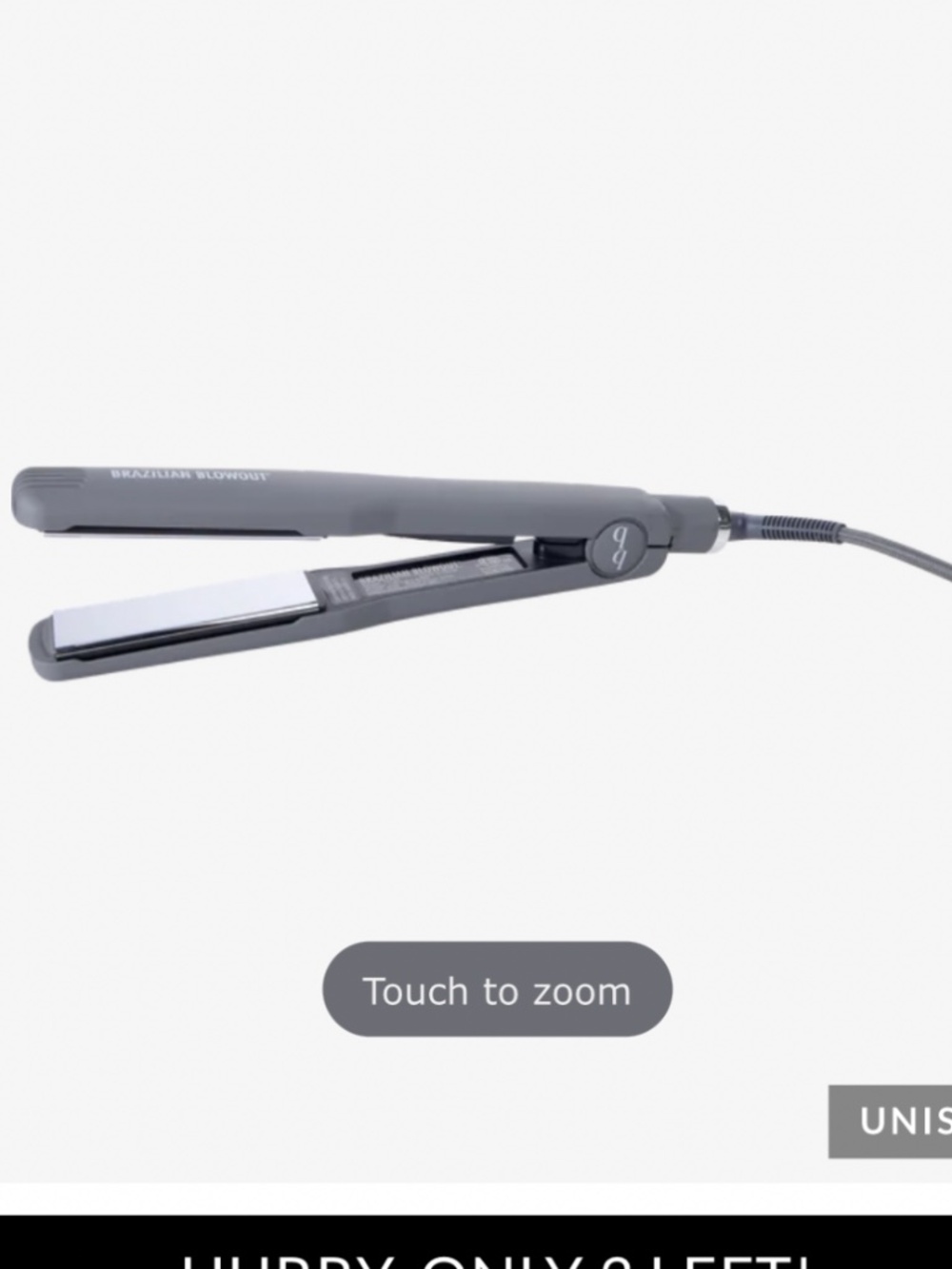 Brazilian blowouts titanium flat iron